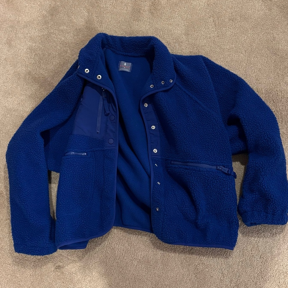 Free People Hit the Slopes Fleece Jacket NWOT